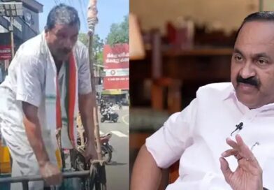 വി.ഡി. സതീശനെ മുഖ്യമന്ത്രിയാക്കണം; ദേഹത്ത് പെട്രോള്‍ ഒഴിച്ച്‌ ആത്മഹത്യാ ഭീഷണി മുഴക്കി കോണ്‍ഗ്രസ് പ്രവര്‍ത്തകൻ