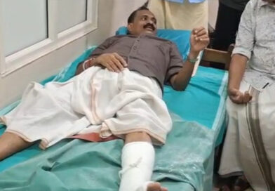 തിരുവനന്തപുരം കോര്‍പ്പറേഷനിലെ സംഘര്‍ഷം; മേയര്‍ വി വി രാജേഷിന് പരിക്ക്