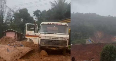 വയനാട് തുരങ്കപാത നിർമ്മാണ മേഖലയിൽ മണ്ണിടിച്ചിൽ; ആളുകൾ കുടുങ്ങിയതായി സംശയം
