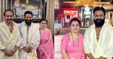 ഋഷഭ് ഷെട്ടിയും ഭാര്യയും ശ്രീപദ്മനാഭ സ്വാമി ക്ഷേത്രത്തില്‍