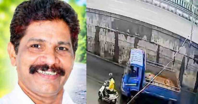 തലശ്ശേരി–മാഹി ബൈപാസ് റോഡിൽ ലോറിയിടിച്ച് സ്കൂട്ടർ യാത്രികൻ മരിച്ചു