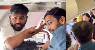 കോക്ക്റോച്ച് ജനതാ പാർട്ടി നേതാക്കളെ വിമാനത്താവളത്തിൽ വിമാനത്തിനകത്ത് കയറി ഡൽഹി പോലീസ് കസ്റ്റഡിയിലെടുത്തു